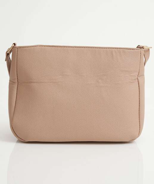 Bolsa Transversal Crossbody Feminina Marisa Bege