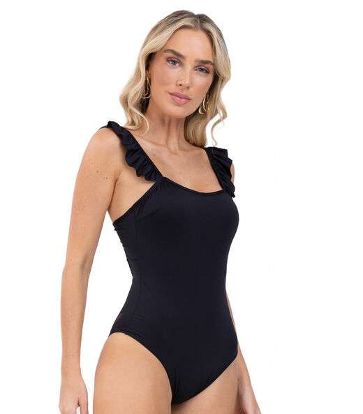 Body Maiô Cavado Com Bojo Uni Femme Preto