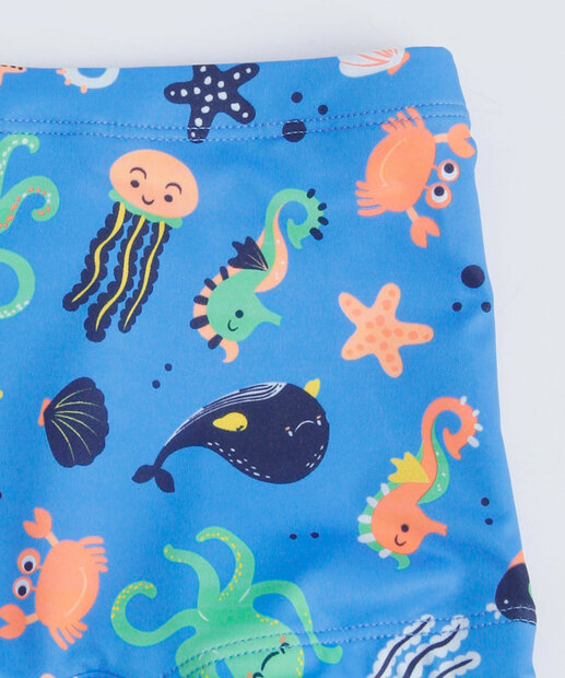 Conjunto Infantil Praia Estampa Polvo MR Tam 1 a 4