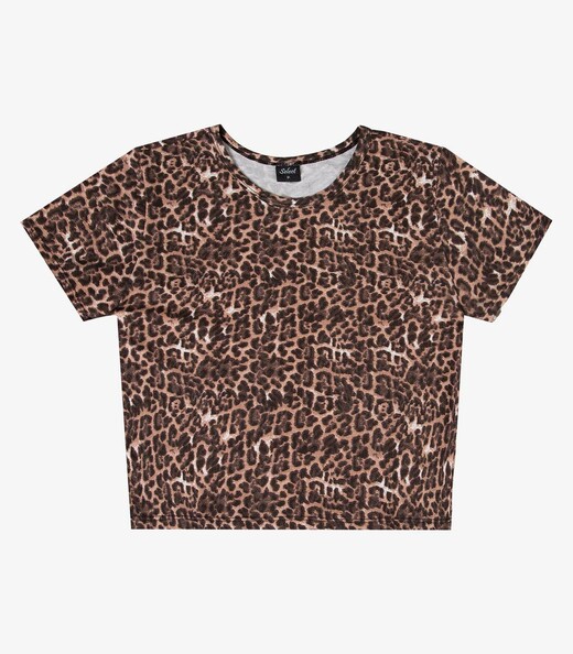Blusa Feminina Estampada Select Marrom