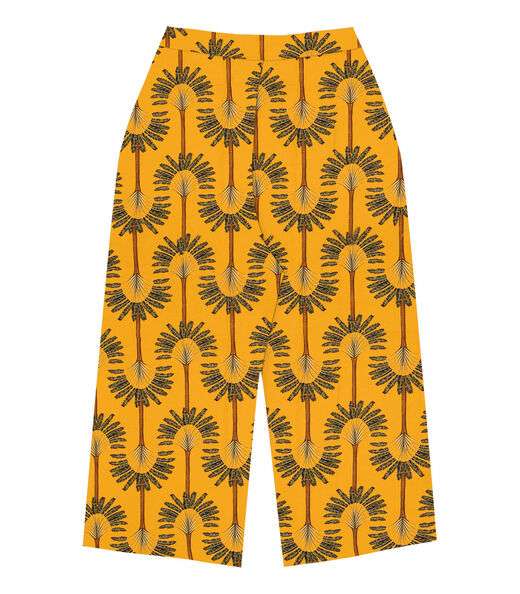 Calça Feminina Pantacourt Plus Size Secret Glam Amarelo