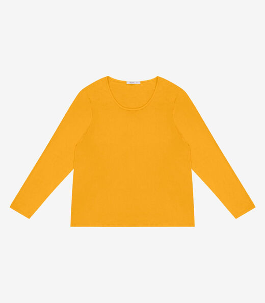 Blusa Manga Longa Viscotorcion Secret Glam Amarelo