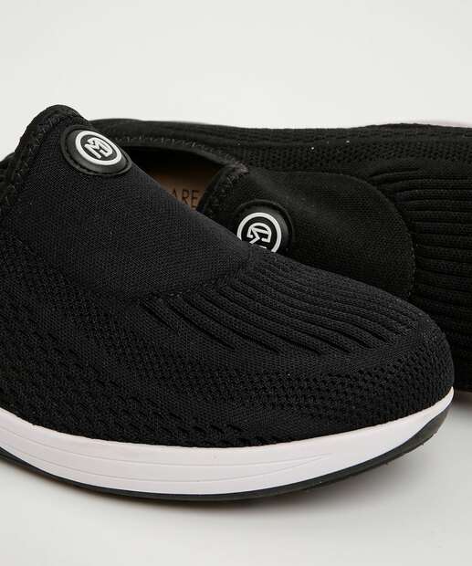Tênis Casual Feminino Knit Textura Modare