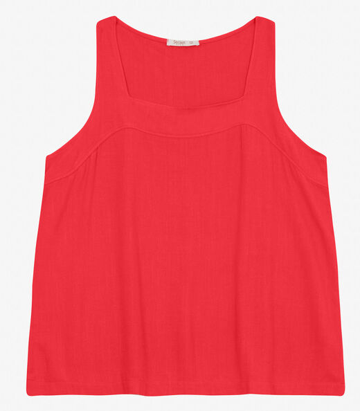 Regata Feminina Plus Size Secret Glam Laranja