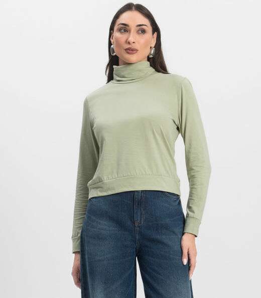 Image_Blusão Gola Alta Infinita Cor Feminino Verde