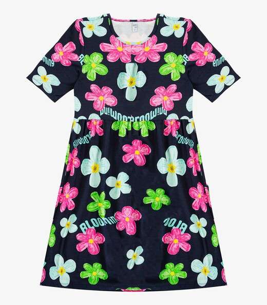 Image_Vestido Feminino em Molecotton Infinita Cor Rosa