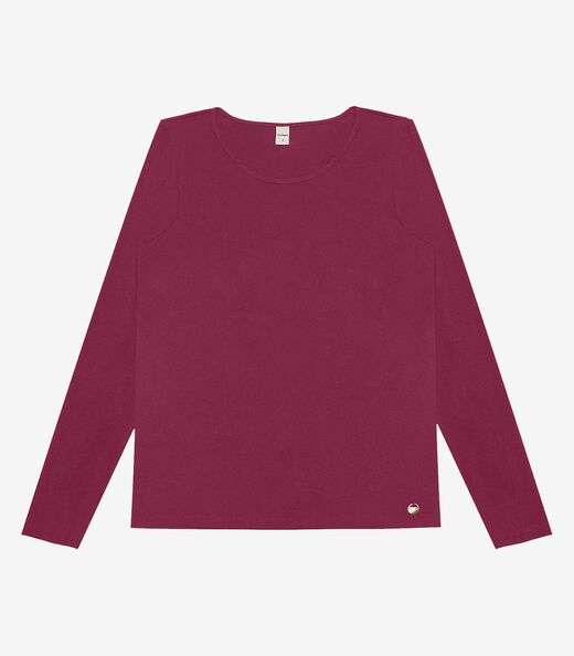 Blusa Feminina Manga Longa Rovitex Vermelho