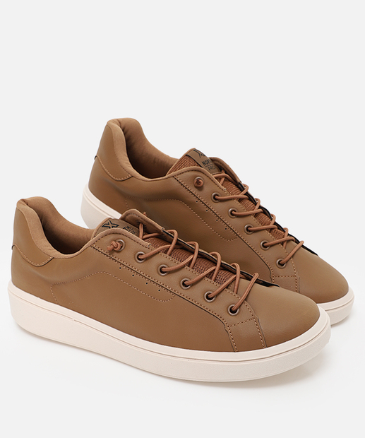 Sapatênis Masculino Casual Marisa Marrom