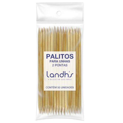 Image_Palito de Unha Landh´s 50 Palitos Grossos 2 Pontas 17