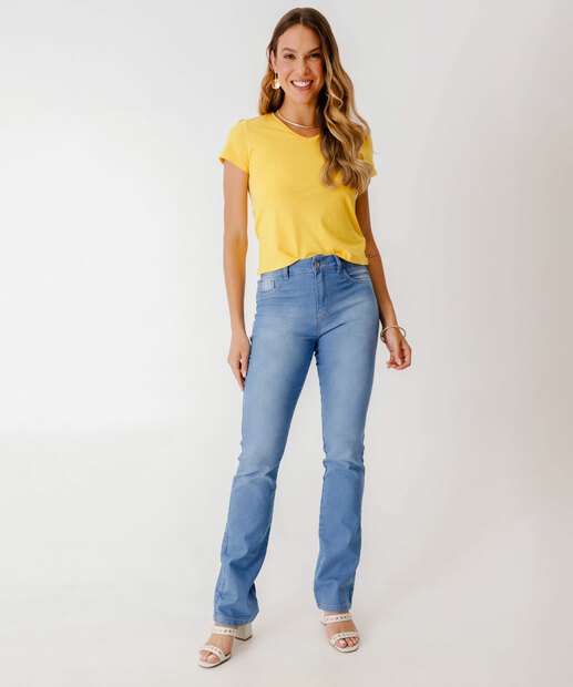 Image_Calça Jeans Reta Feminina Bolsos Biotipo