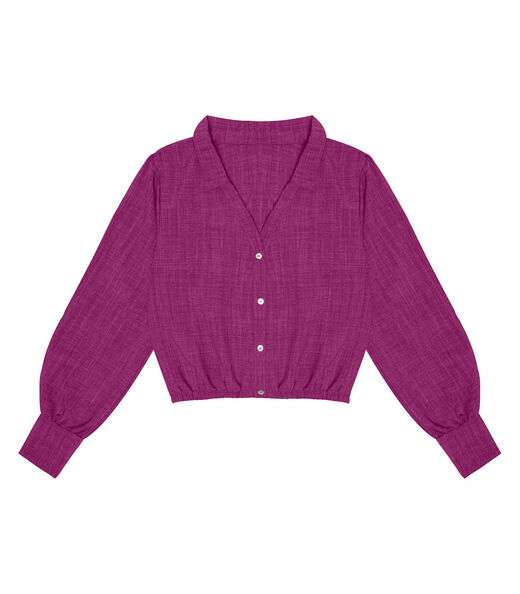 Camisa Feminina Manga Longa Rovitex Roxo