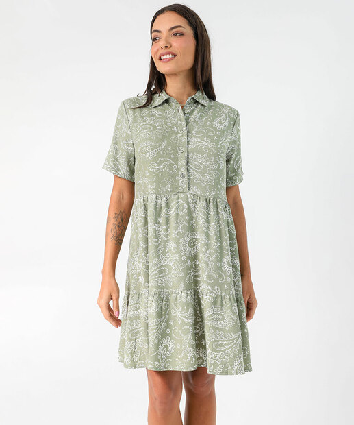 Image_Vestido Feminino Chemise Paisley Marisa Verde