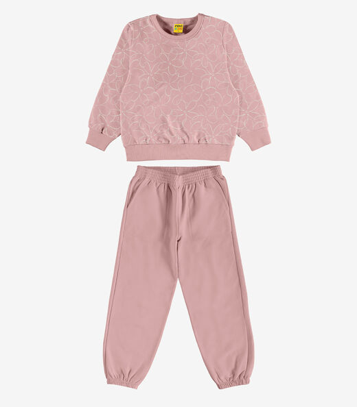Image_Conjunto Blusão Com Calça Menina Rovi Kids Rosa