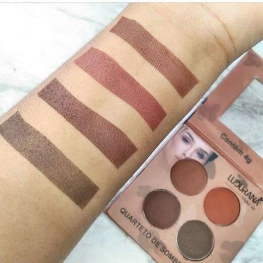 Quarteto de Sombra Nude 4 Ludurana M00032