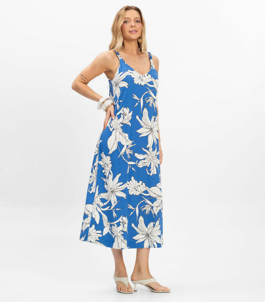 Image_Vestido Super Midi Feminino Visco Maquinetada Azul