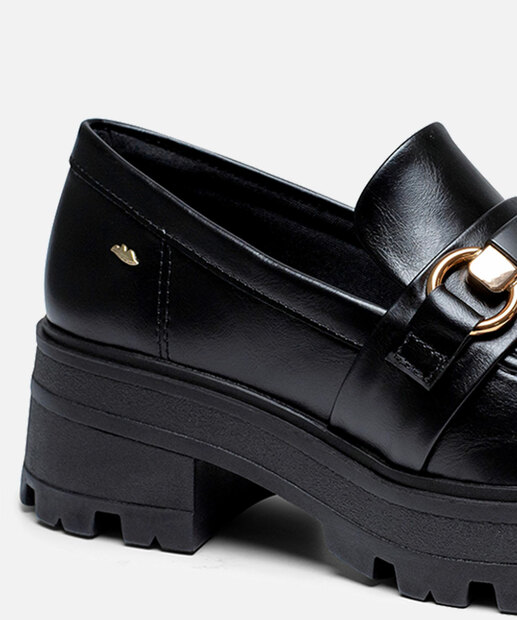 Mocassim Feminino Salto Grosso Tratorado Dakota 