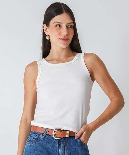 Image_Blusa Regata Feminina Canelada Marisa Branco