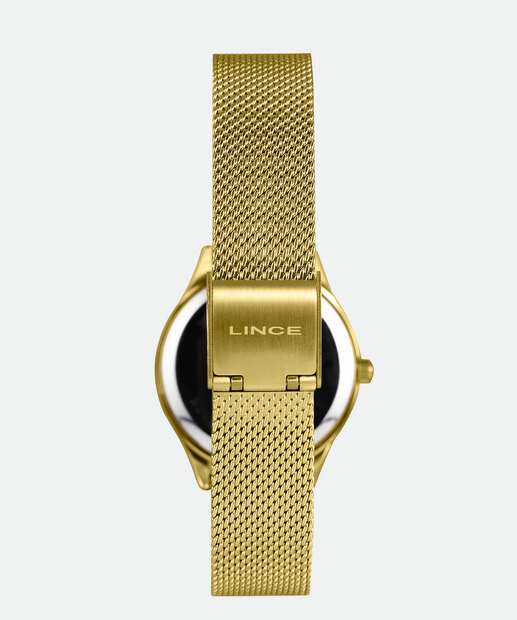 Kit Relógio Feminino Lince LRGH289L30 Dourado