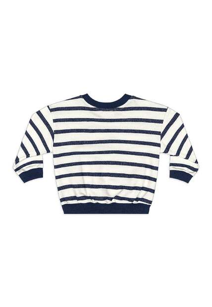 Conjunto Bebê Menino Blusão Listrado Quimby
