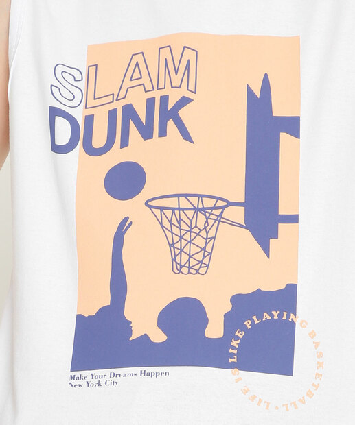 Regata Juvenil Estampa Basquete MR Tam 10 a 16