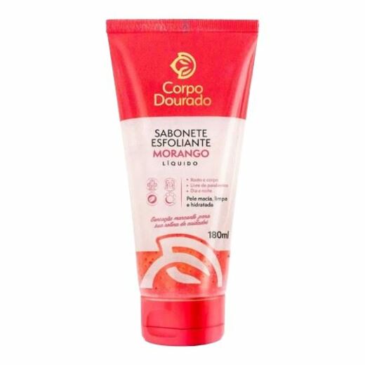 Image_Kit c/9 Sabonete Esfoliante Corpo Dourado 180ml Morango