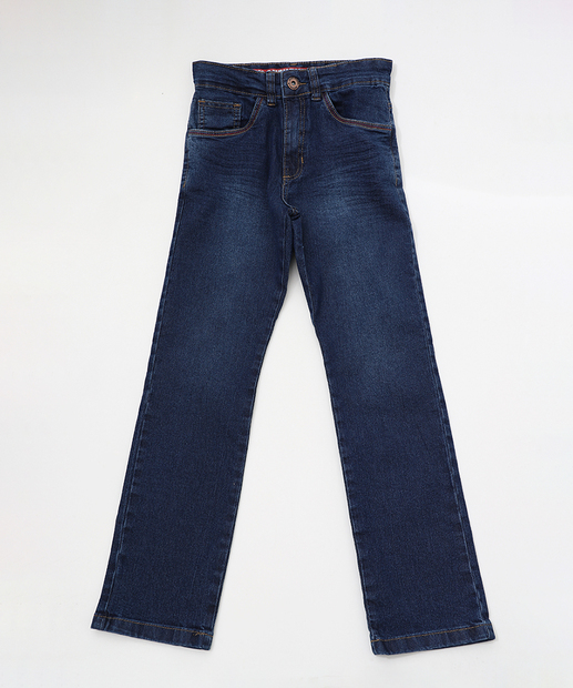 Image_Calça Juvenil Jeans Skinny Bolsos Tam 10 a 16 Azul