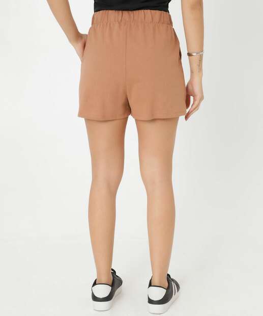Short Feminino Moletinho Cordão Marisa