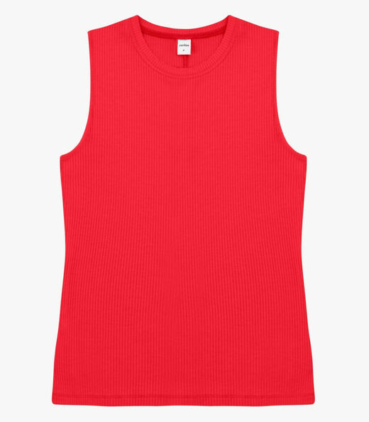Image_Regata Feminina Ribana Canelada Rovitex Vermelho