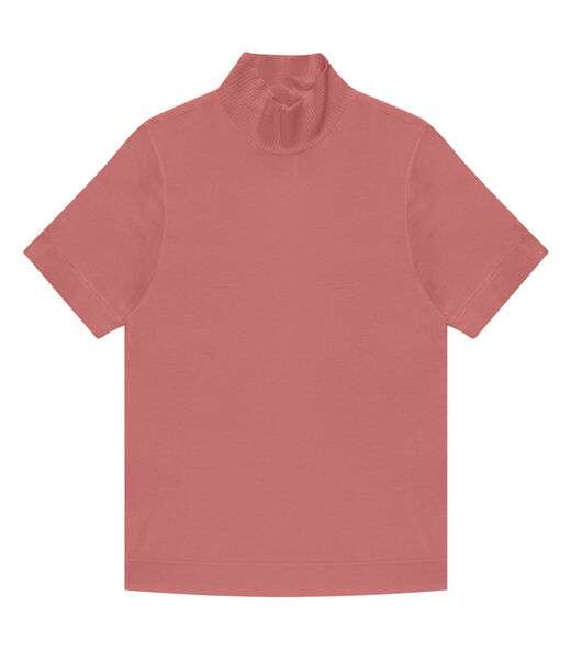 Image_Blusa Feminina Gola Alta ViscoTrico Básica Endless Rosa