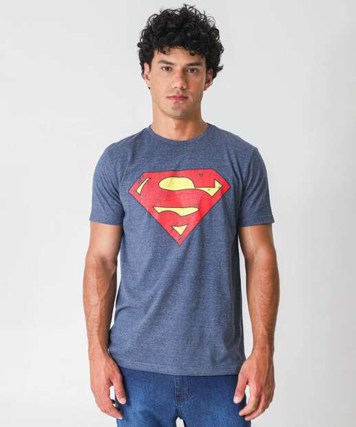 Image_Camiseta Masculina Manga Curta Super Homem Warner Bros Azul