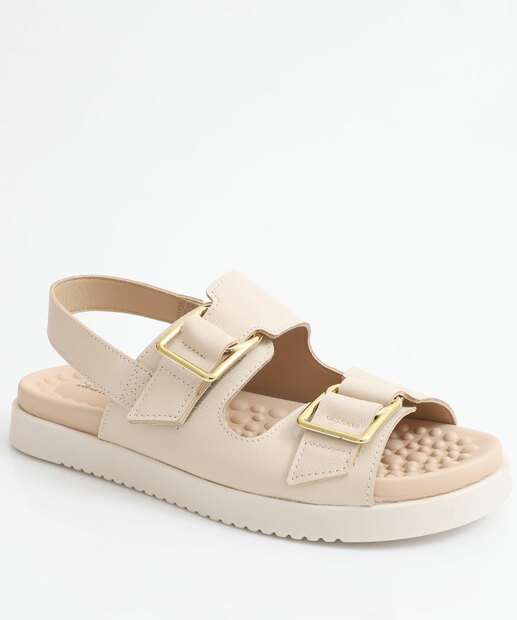 Image_Sandália Flatform Feminina Fivela Modare Bege