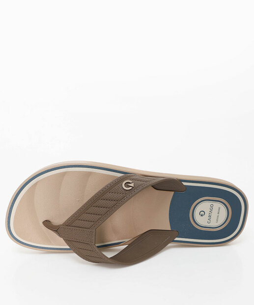 Chinelo Masculino Durban Cartago Bege