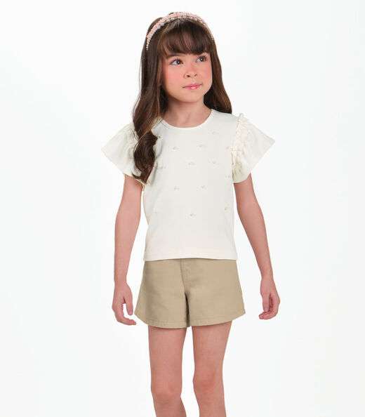 Image_Conjunto Infantil Camiseta com Shorts Trick Nick Bege