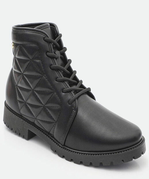 Image_Bota Feminina Coturno Cano Curto Via Uno Preto
