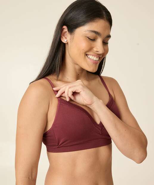 Sutiã Top Triângulo Com Bojo Marisa