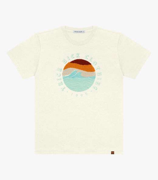 Camiseta Infantil Trick Nick Bege
