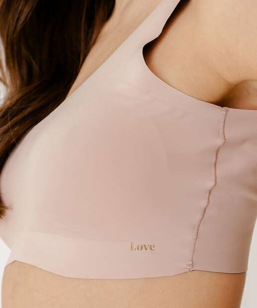 Sutiã Top Sem Bojo Sem Costura Love Secret