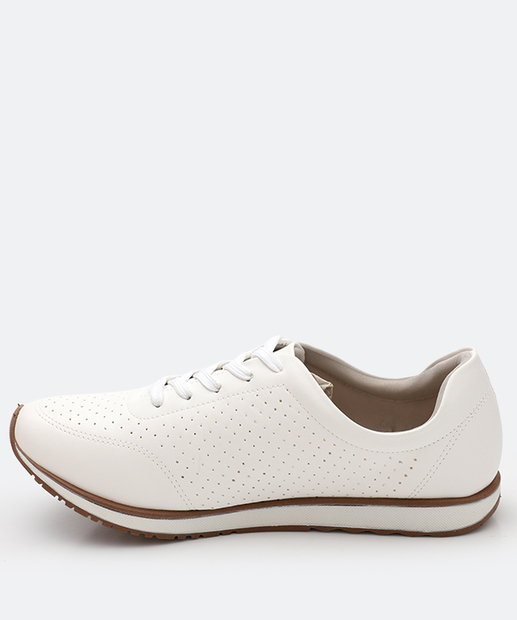 Tênis Casual Feminino Via Uno Branco