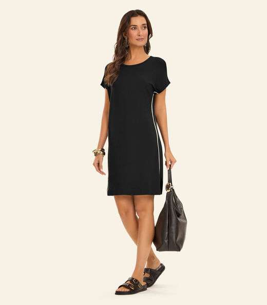 Image_Vestido Curto Molecotton de Viscose Rovitex Preto