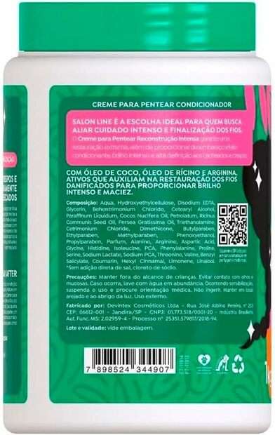 Creme de Pentear Salon Line Recostrução Intensa 1Kg