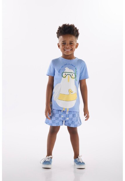 Image_Conjunto Menino Camiseta e Bermuda Três e Já