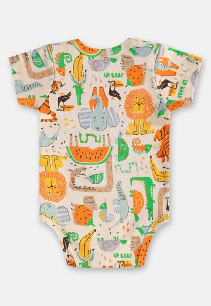 Body para Bebê Menino em Suedine Up Baby