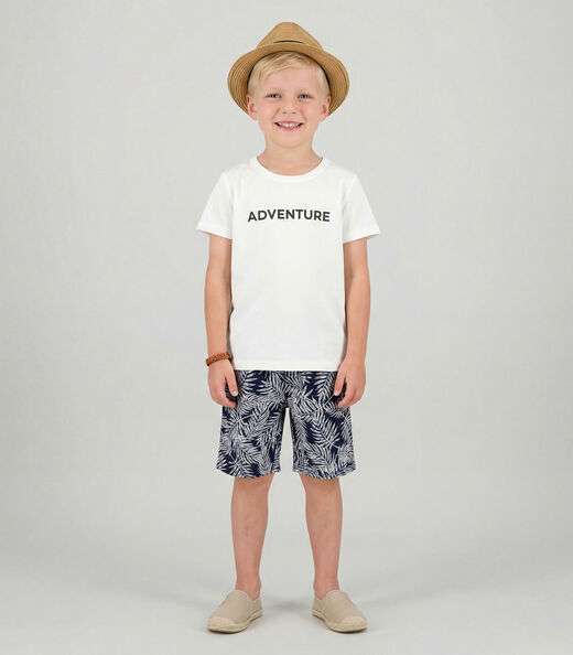 Conjunto Infantil Camiseta Com Bermuda Select Azul