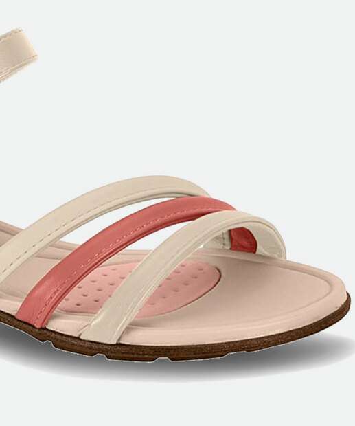 Sandália Feminina Rasteira Tiras Modare