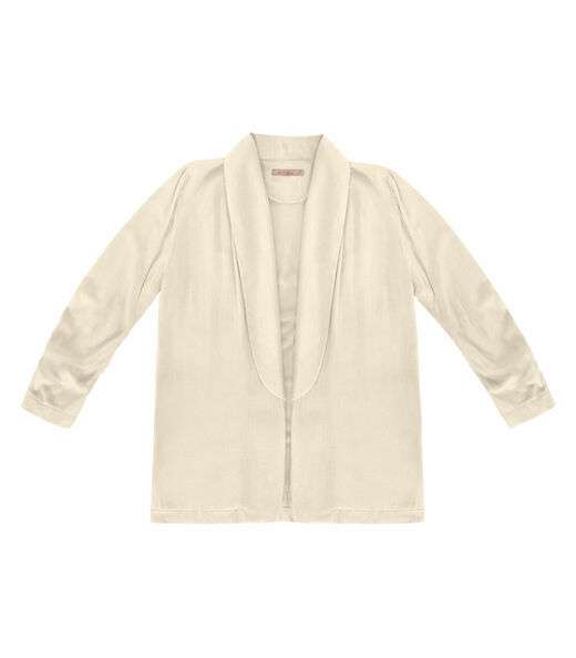 Blazer Feminino Em Linho Strong Endless Bege