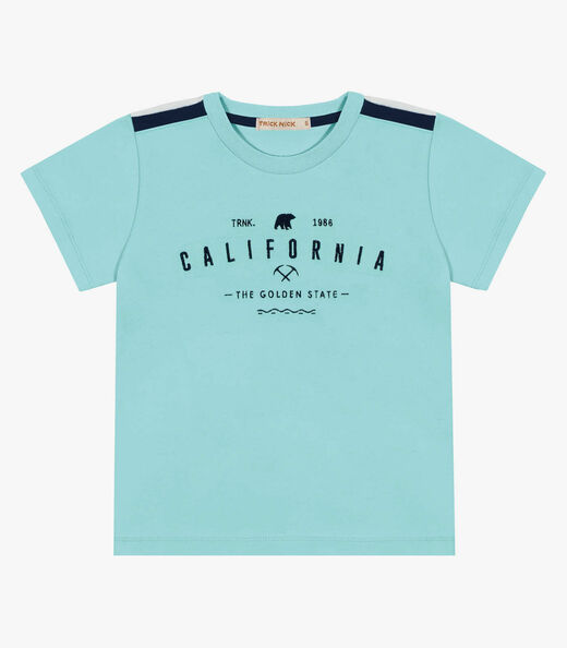 Camiseta Infantil California Trick Nick Azul