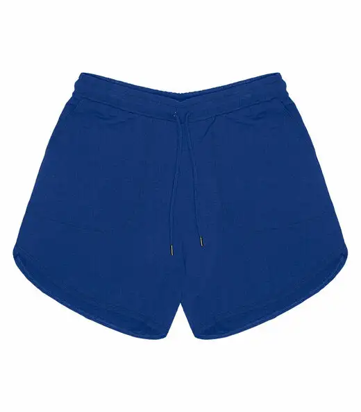 Shorts Feminino Plus Size Secret Glam Azul