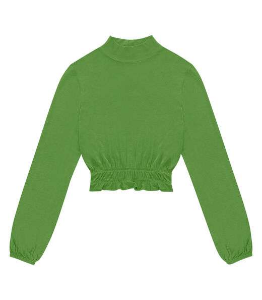 Blusa Feminina Tricot Manga Longa Endless Verde