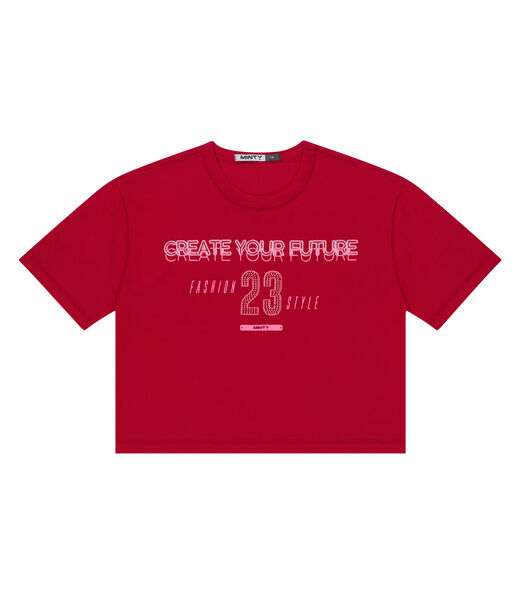 Blusa Juvenil Feminina Minty Vermelho