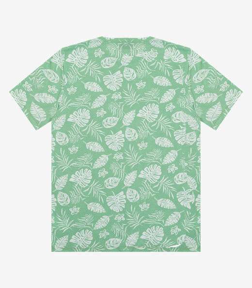 Camiseta Masculina Estampada Select Verde